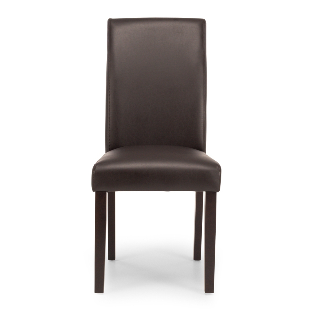 Vienna Dark Brown Chair Dark Leg image 1